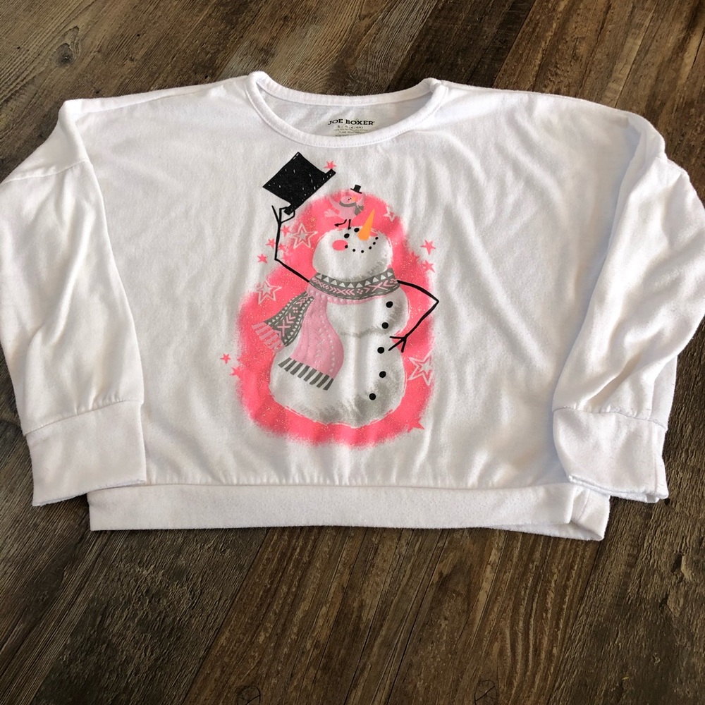 Joe Boxer Pink Snowman Sweat Shirt - S (6)